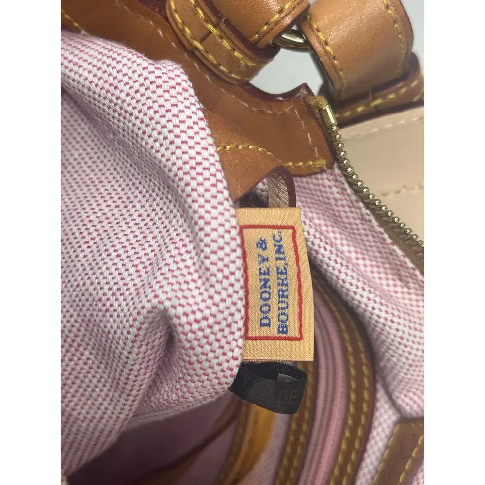 Dooney & Bourke Azure Pebble Leather Hobo w/Cotton Lining  (selling as is) - Picture 3 of 16